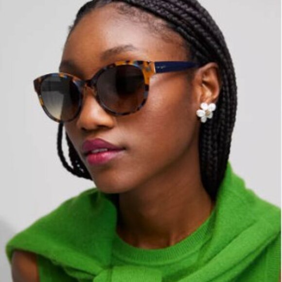 ?️ New Kate Spade NATHALIE/G/S 035J 9O Sunglasses - Pink Frame, Grey Lenses main image 11